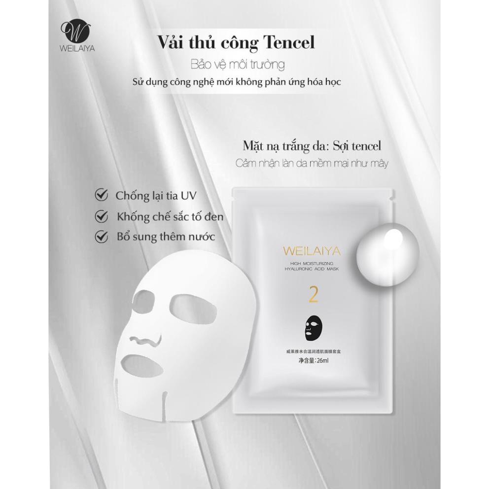 Mặt Nạ Hoàng Gia WEILAIYA , cấp ẩm dưỡng trắng 28 miếng