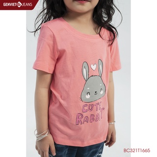 Áo Thun Kid Cute Rabbit GenvietBC321T166