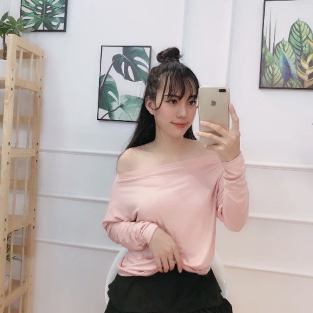 ÁO THUN NỮ MẪU MỚI VAI LỆCH (DƯỚI 55 KG )