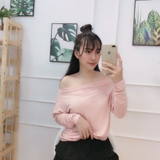 Áo thun nữ mẫu mới vai lệch