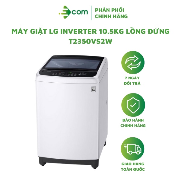 Máy giặt LG INVERTER 10.5KG T2350VS2W chính hãng