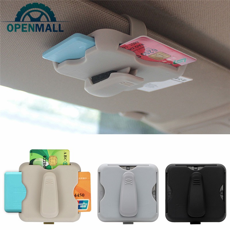 Ngăn đựng thẻ gắn tấm che nắng xe hơi tiện dụng