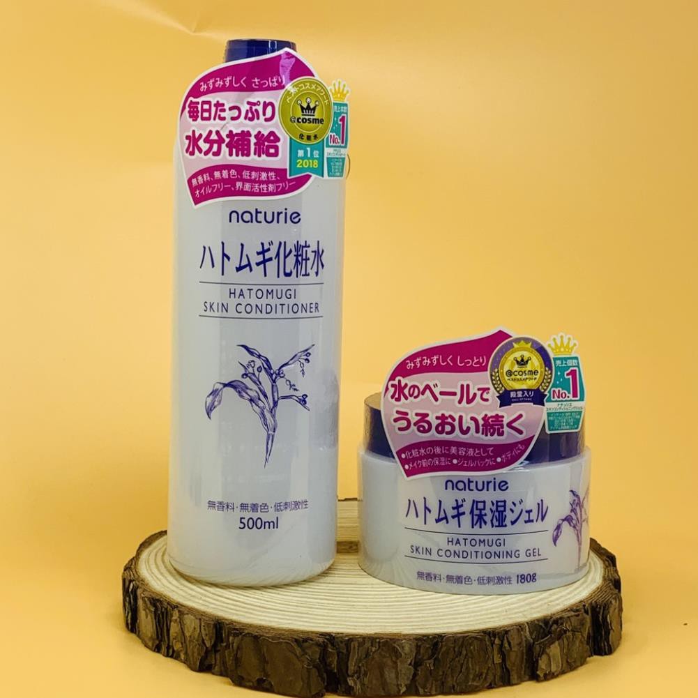 Combo Kem dưỡng ẩm Naturie và nước hoa hồng Naturie Set gel và toner Naturie - Moruchi | BigBuy360 - bigbuy360.vn