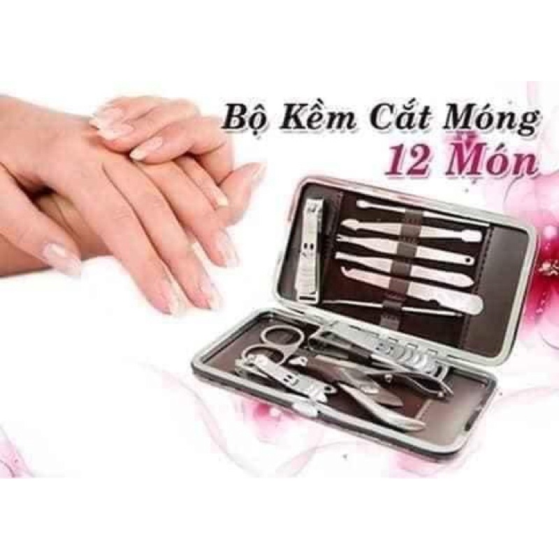 Bộ bấm móng tay 12 chi tiết vô cùng tiện dụng