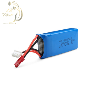 Pin 2s 7.4v 1200mah 30c