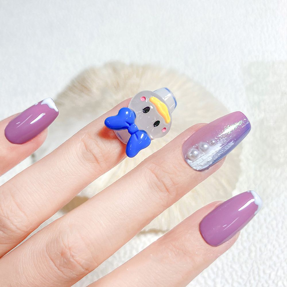 [Hàng mới về] Phụ kiện trang trí móng tay bằng nhựa resin họa tiết hoạt hình Nhật Bản tùy chọn đáng yêu DIY