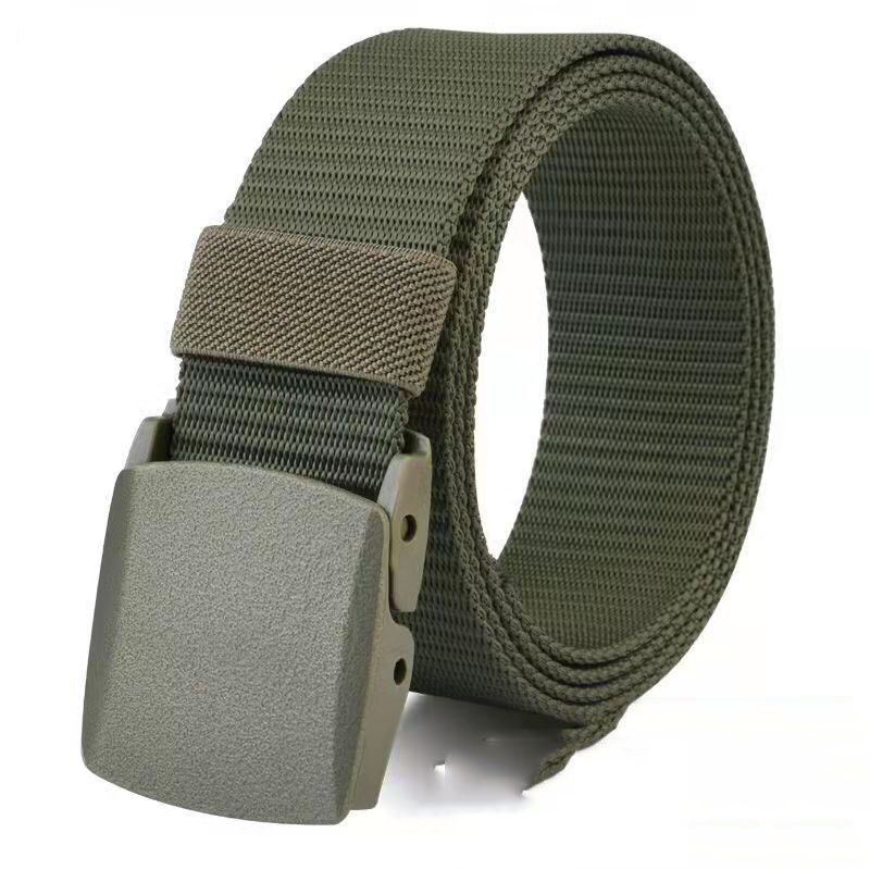 Thắt Lưng Vải canvas Bện Sợi Nilon Cỡ Lớn Cá Tính Cho Nam