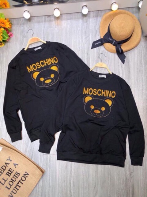 Áo nỉ nữ Hoodie in đầu chú gấu MOSCHI | BigBuy360 - bigbuy360.vn