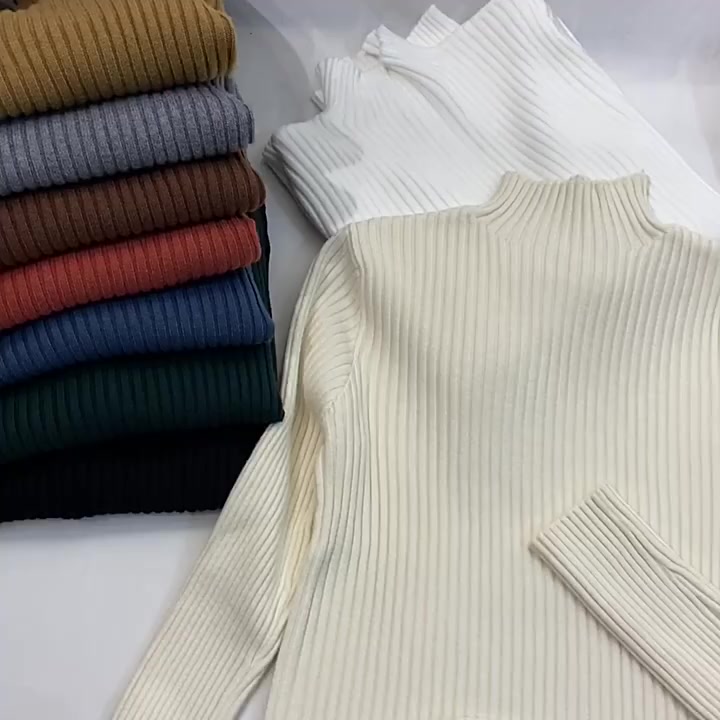 Áo Len Cổ Lọ Dài Tay Dệt Kim Phong Cách Hàn Quốc Thời Trang Thu Đông - Dou Collection - Mã TA028 | BigBuy360 - bigbuy360.vn