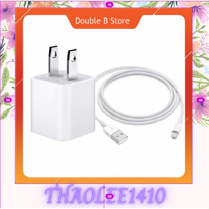 (Xả Kho) Bộ củ sạc A21 và dây sạc Foxconn cao cấp cho iphone các dòng từ 5/5s đến 11 PRO MAX