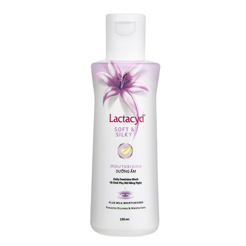 Dung Dịch Vệ Sinh Phụ nữ Lactacyd Soft &amp; Silky 150ml