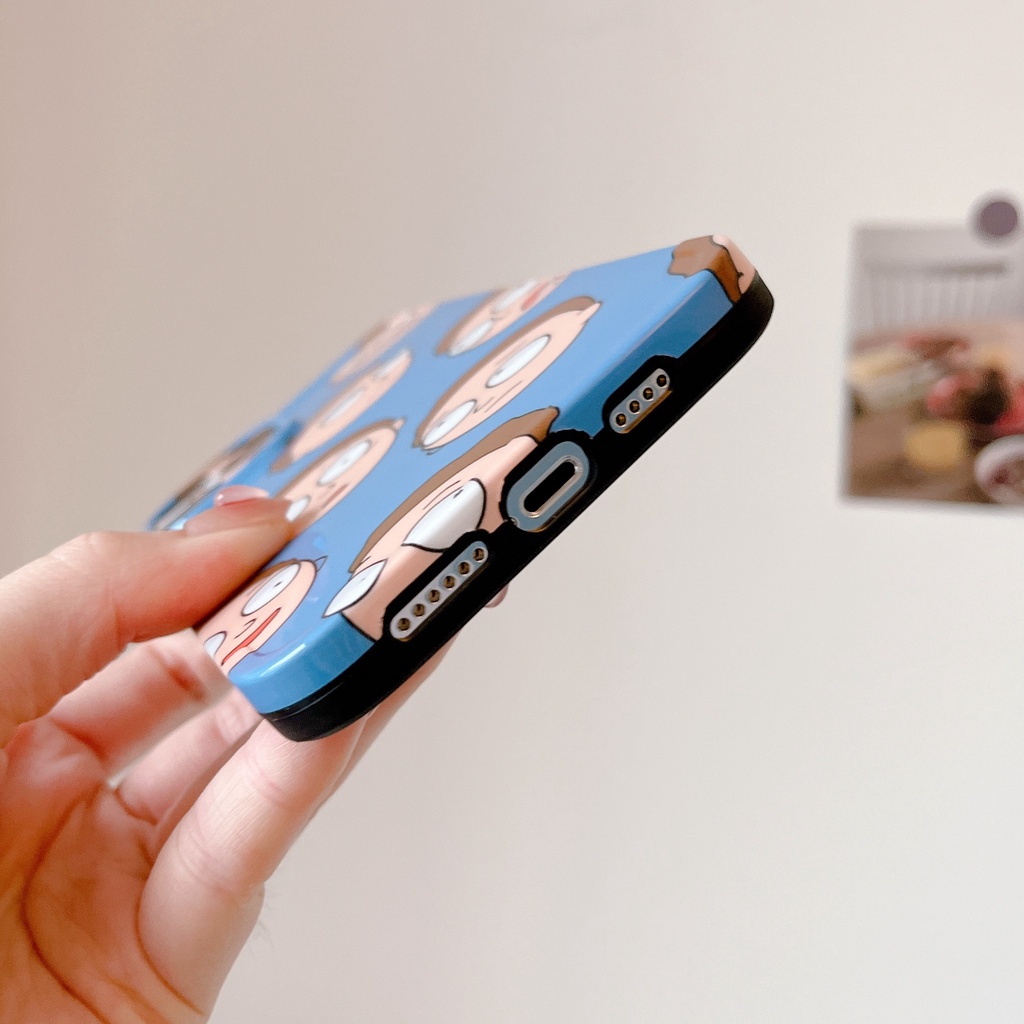Ốp Điện Thoại Chống Sốc Họa Tiết Hoạt Hình Cho iPhone 14 / 13 / 12 / 11