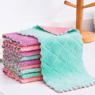 Size lớn combo 10 khăn mịn 2 mặt lau nhà bếp thấm hút