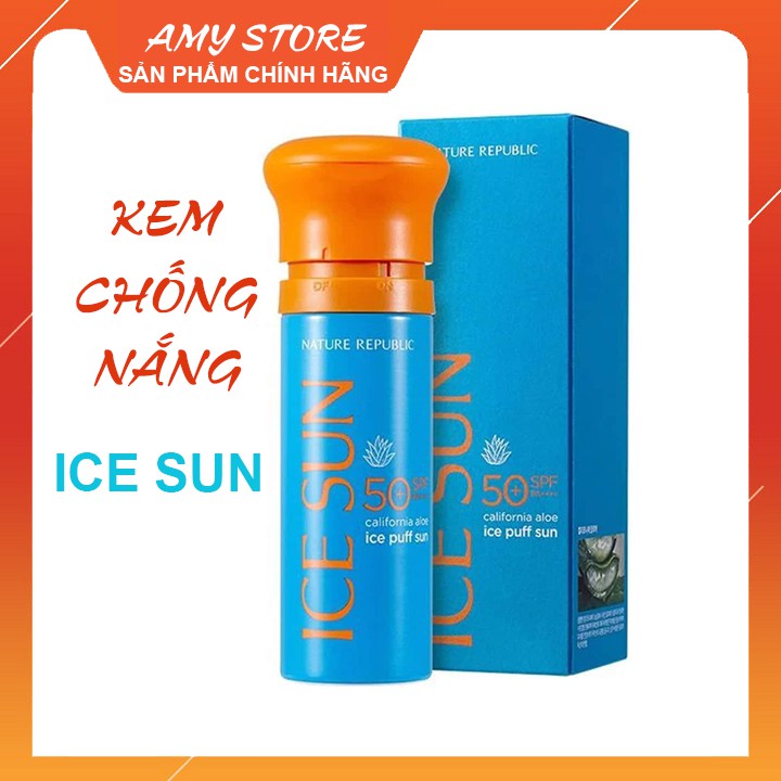 Kem chống nắng Ice sun Nature Republic Provence làm trắng làm mát da