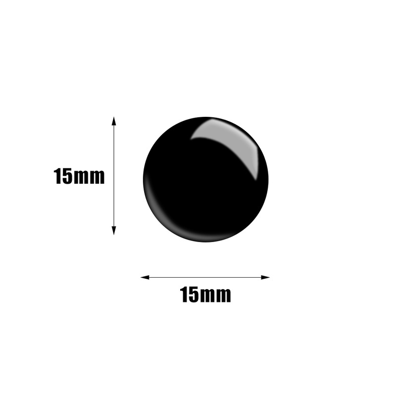 Bộ 4 Đề Can Tự Dính 15mm Bảo Vệ Khóa Cửa Xe Hơi Thông Dụng