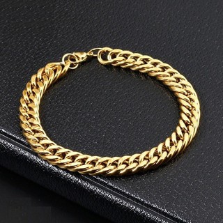 [GIÁ HỦY DIỆT] VÒNG TAY Gold Cuban Chain Mạ Tĩnh Điện - OWL STORE