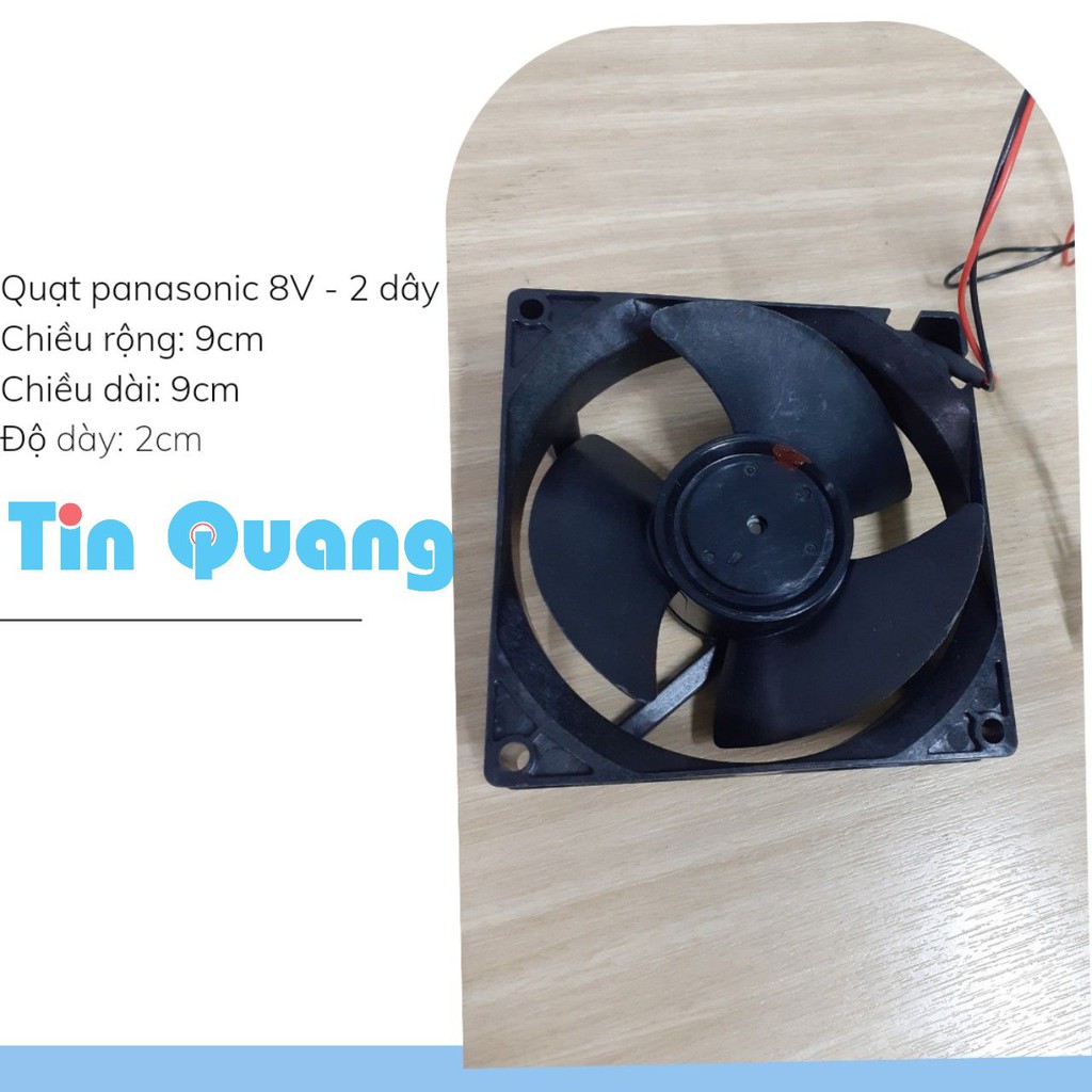 Quạt tủ lạnh panasonic 8v 12v