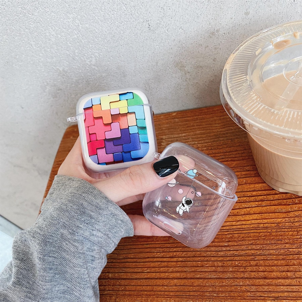 Ốp bảo vệ hộp đựng tai nghe TPU mềm trong suốt chống rơi cho tai nghe Bluetooth QCY T8