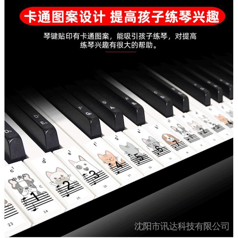 Miếng Dán Bàn Phím Đàn Piano Điện 88 Phím 61 Phím 54 Phím Trong Suốt Tự Định Vị cxb sysxdkj.my8.8