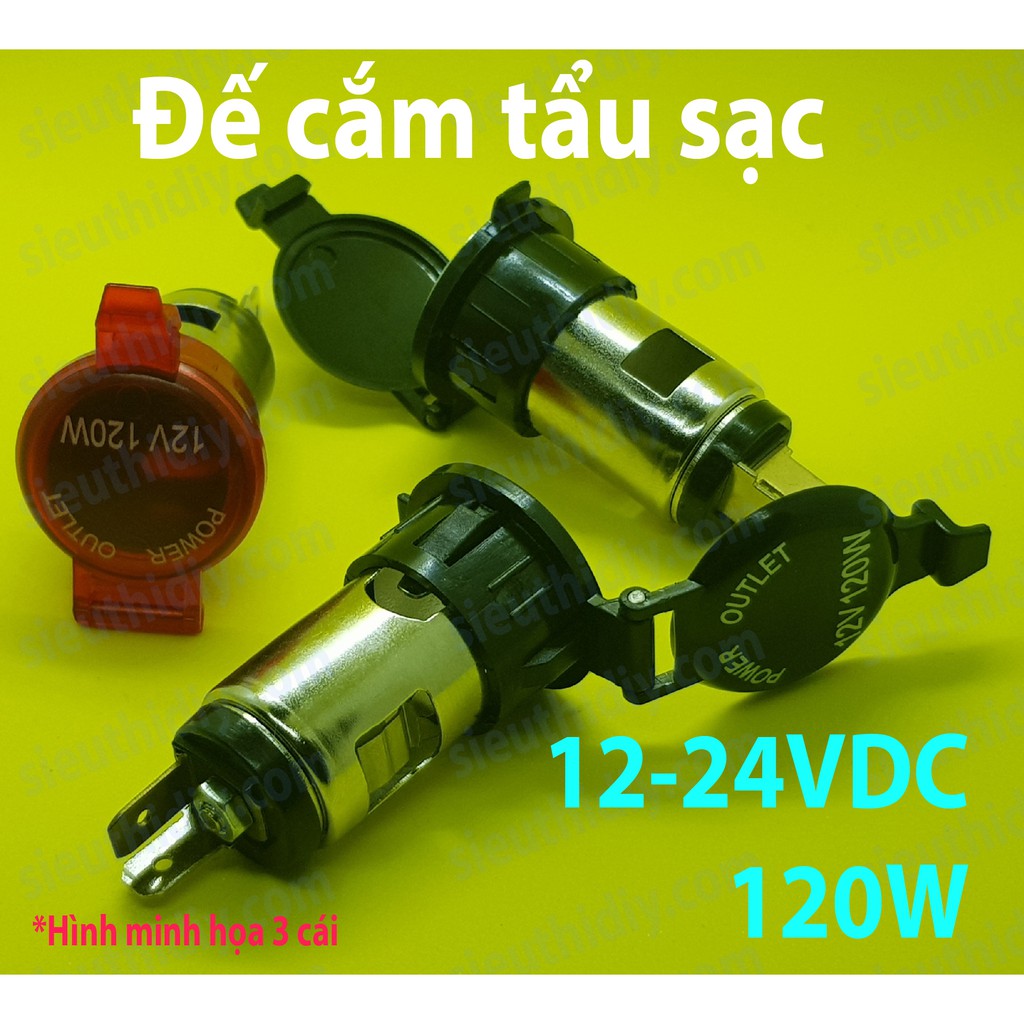 Đế tẩu sạc chịu dòng lớn 120W