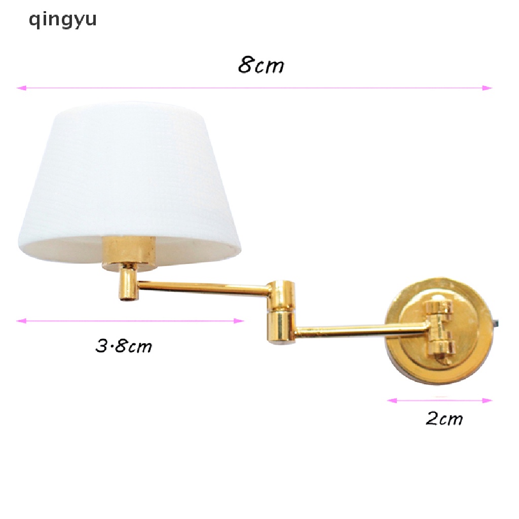 Đèn LED Treo Tường Mini Tỉ Lệ 1: 12 Trang Trí Nhà Búp Bê