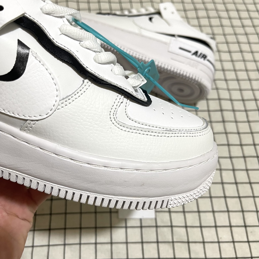 Giày AF1 shadow trắng viền đen cao cấp