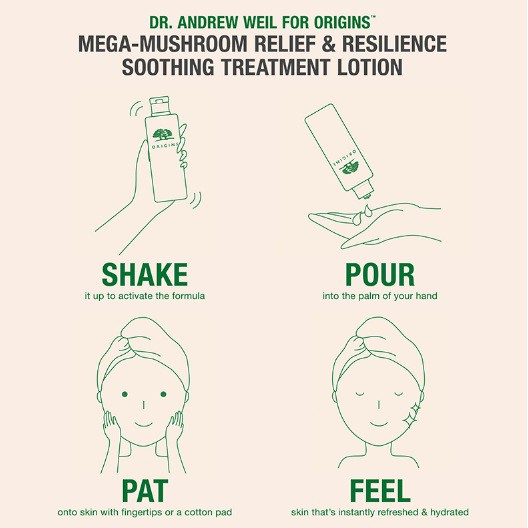 ORIGINS  Toner nấm phục hồi da Mega-Mushroom Relief &amp; Resilience Soothing Treatment Lotion