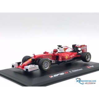 18-46802A Xe Mô Hình Ferrari F1 SF15-T NO.7 K.RAIKKONEN ; Bburago 1:32 (Đỏ)