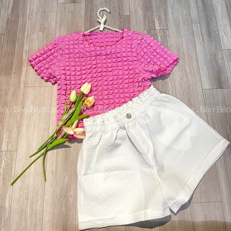 SET ÁO XỐP MIX QUẦN HOT BIGSIZE 60-90KG KÈM ẢNH THẬT