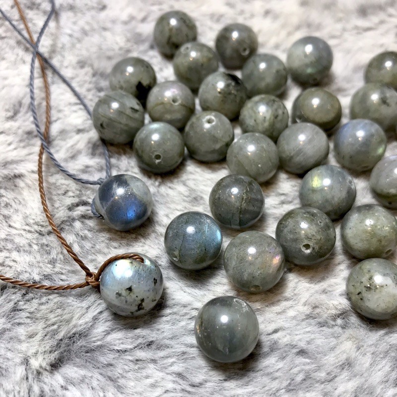 [Labradorite] (giá 1 viên )Dây chuyền, hạt lẻ đá thiên nhiên