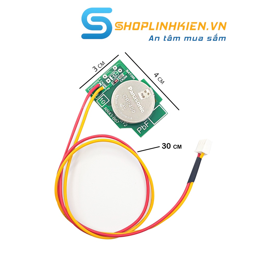 Pin Đồng Hồ Cho Nồi Cơm Điện CR2477 CR2450 pin nồi cơm cao tần 3 chân - ShopLinhKienM2M