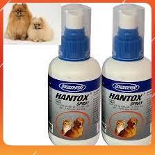 Xịt trị ghẻ ve bọ chét Hantox - Spray cho Chó mèo - 100ml - hiệu quả lâu dài