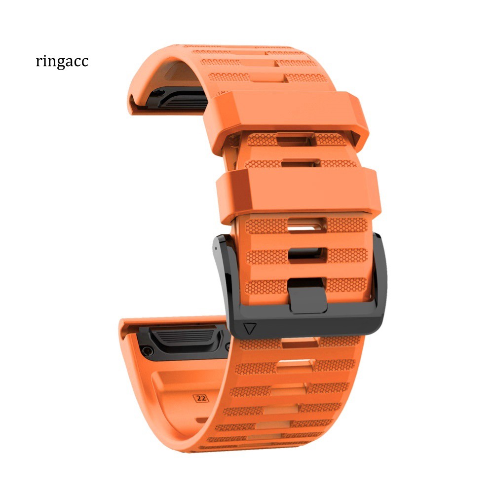 Dây Đeo Thay Thế Chất Liệu Silicon Màu Trơn Cho Garmin Fenix 6 5 Forerunner 935
