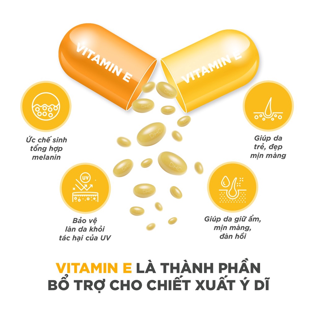 Viên Uống Sáng Da DHC Adlay Extract Nhật Bản (30v/gói)