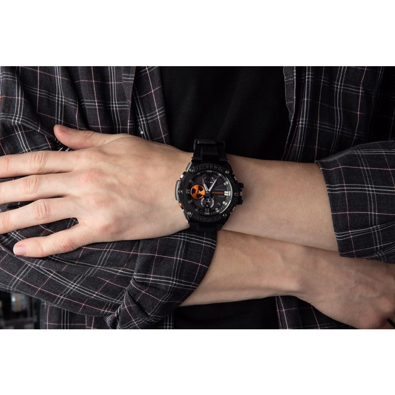 Đồng hồ nam Casio G-SHOCK GST-B100 / GST-B100B-1A4 chống va đập chính hãng