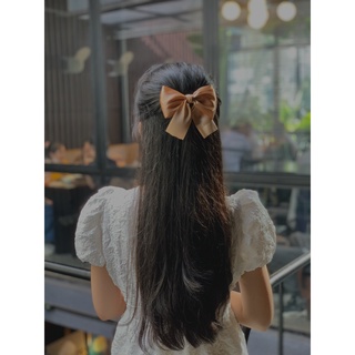 [Handmade]: Bunnie - Nơ kẹp tóc ruy băng