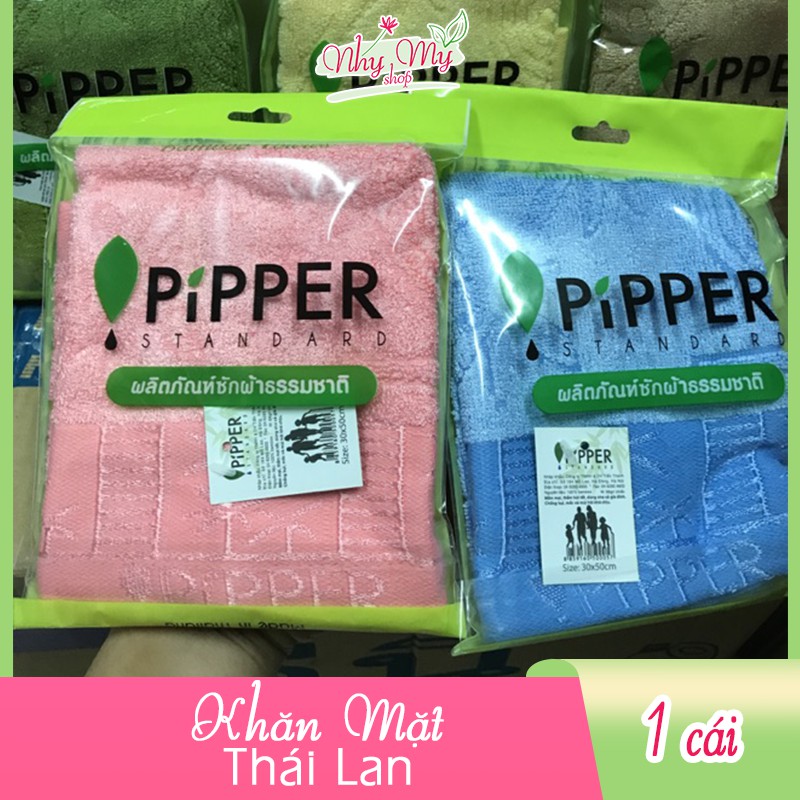 Khăn mặt sợi tre Thái Lan Pipper 30x50cm