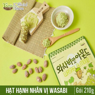 Hạnh nhân tẩm Wasabi Tom's Farm - Gói 210g