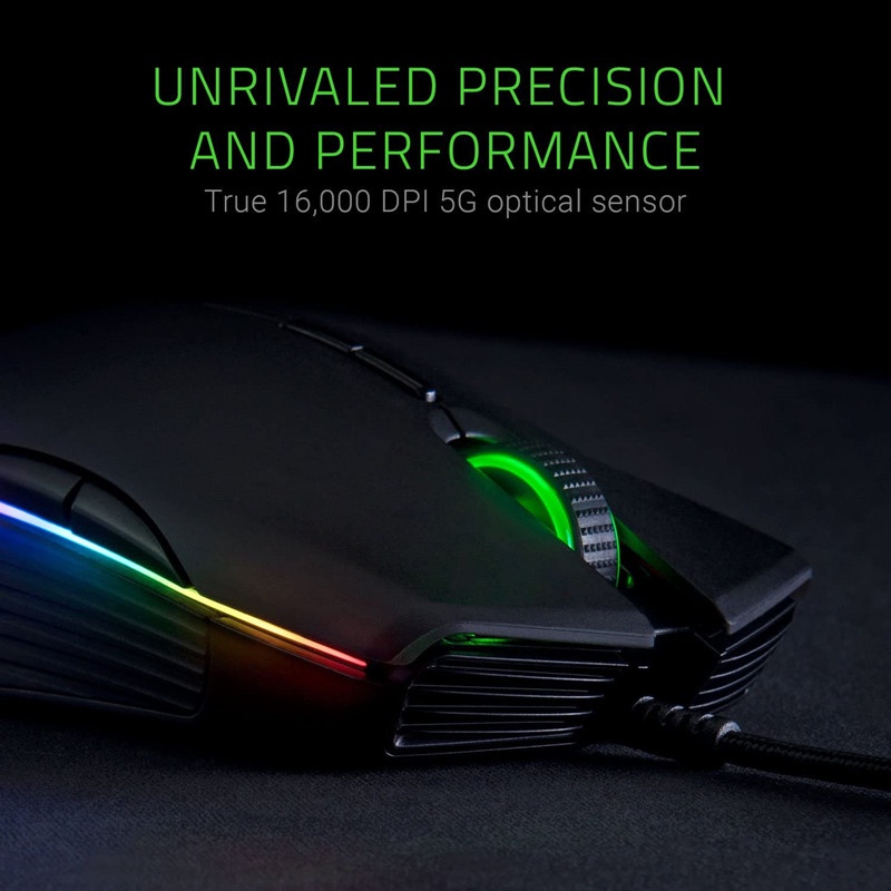 Chuột Chơi Game Cảm Biến Razer Lancehead Te Ambidextrous 16,000 Dpi