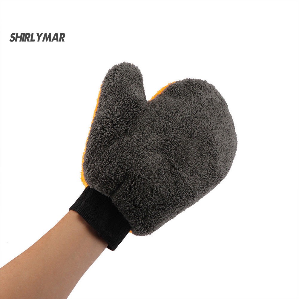 1 Găng Tay Mềm Mại Vệ Sinh Xe Hơi