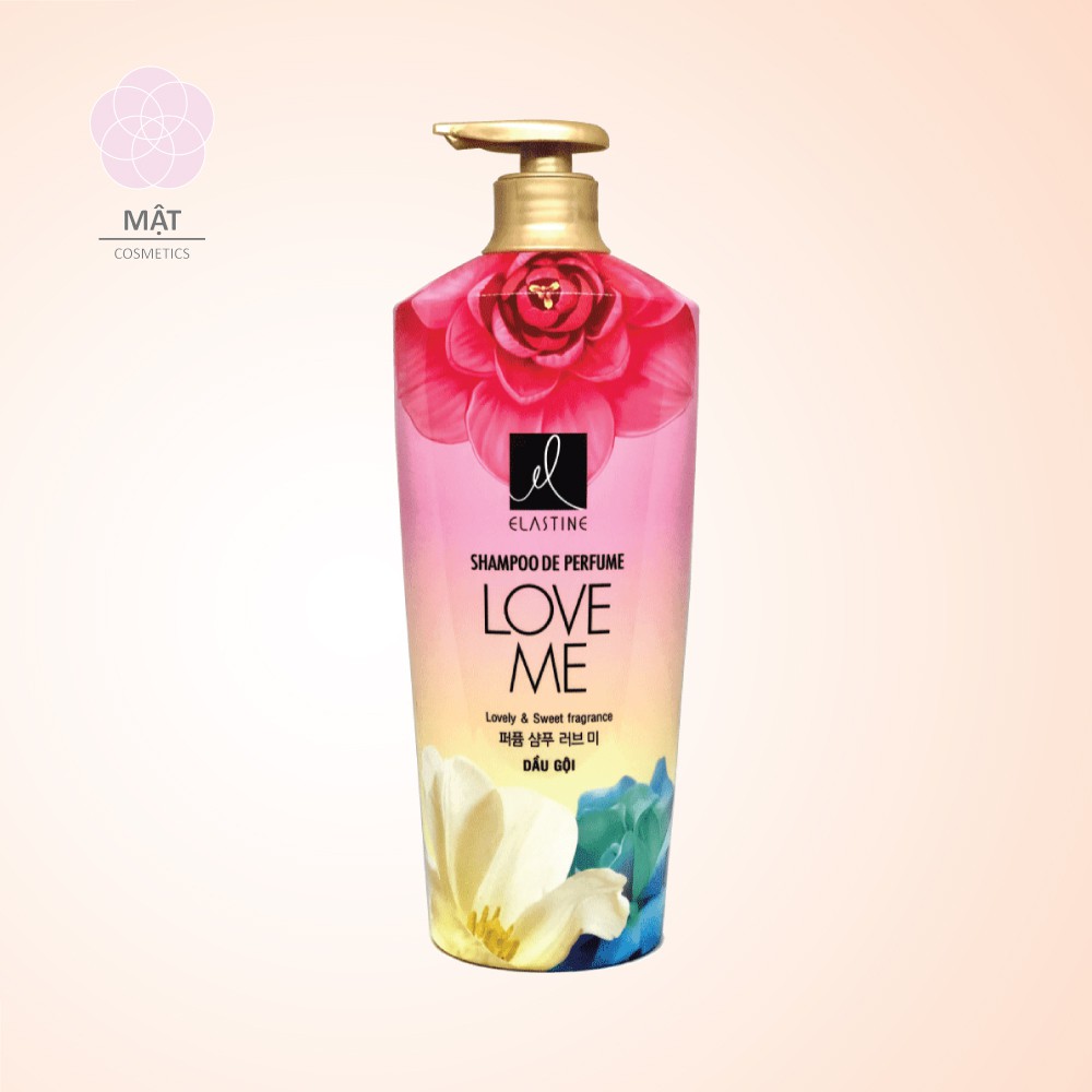 Dầu gội nước hoa Elastine Pure Breeze Love Me Kiss The Rose 1000ml