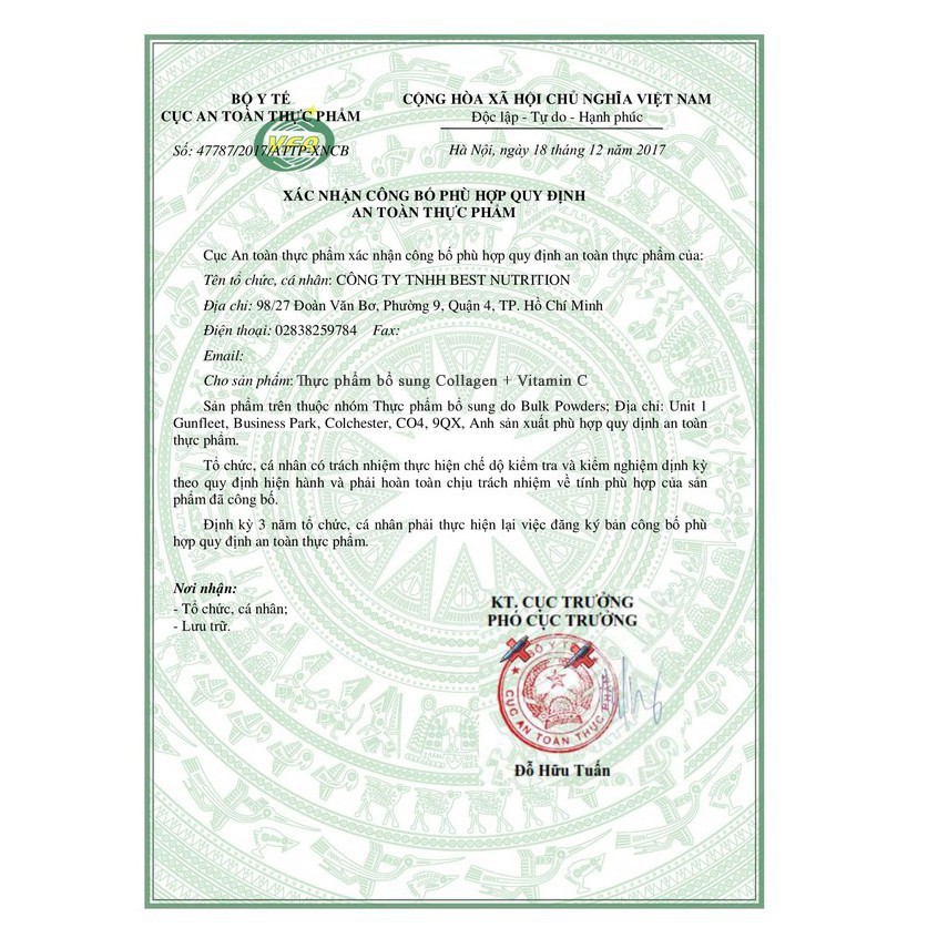 SIÊU GIẢM GIÁ -  Thực phẩm bổ sung chăm sóc sắc đẹp Collagen + Vitamin C - 400g - OstroVit CAM KẾT CHÍNH HÃNG | Thế Giới Skin Care