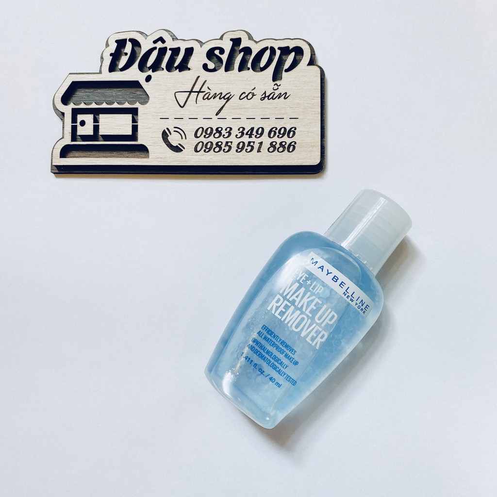 Nước Tẩy Trang Mắt và Môi Chuyên Dụng 2 lớp Maybelline New York Eye & Lip Makeup Remover 40ml