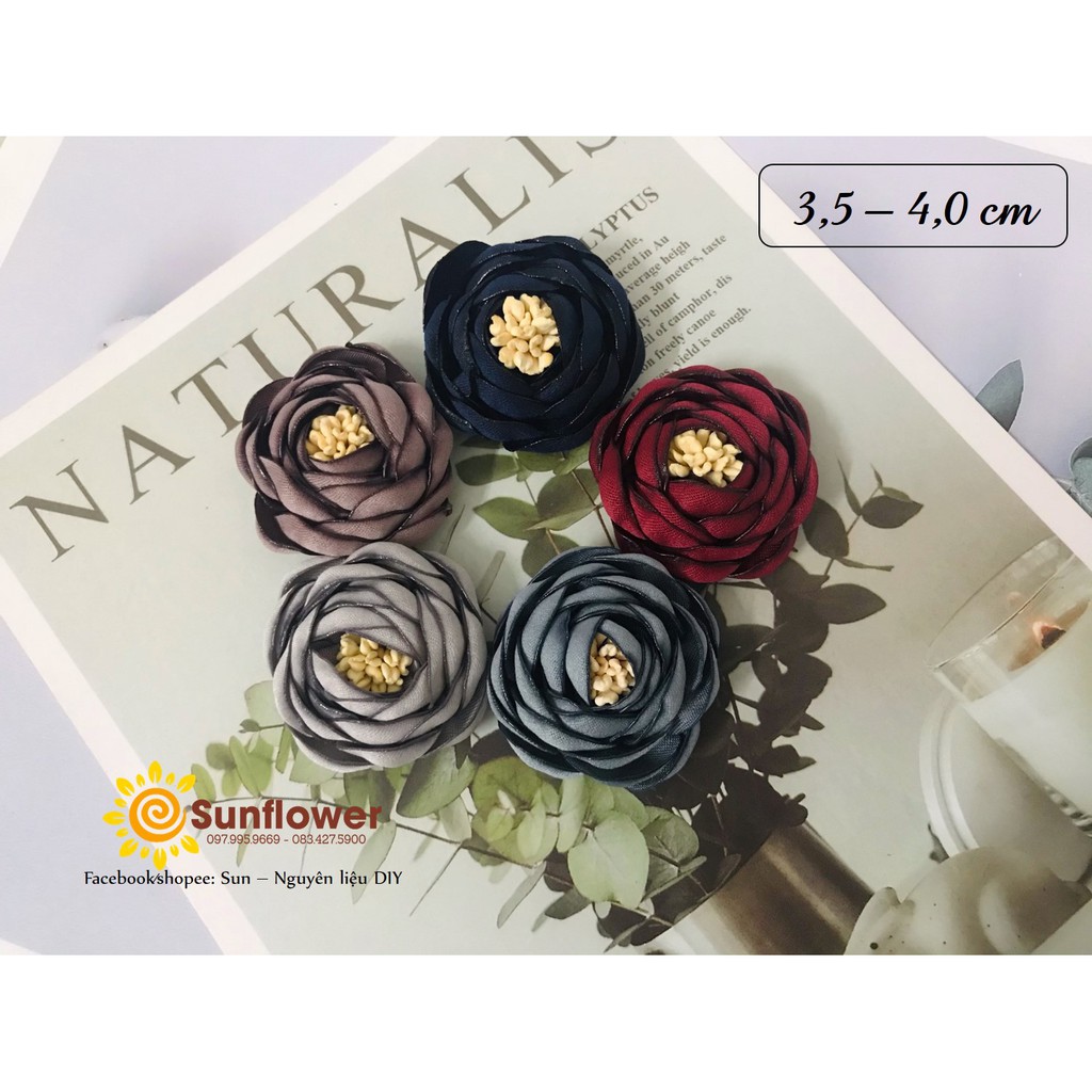 Hoa lụa nhụy HQ size bé