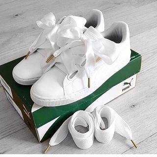 GIÀY THỂ THAO SNEAKER PUMA BASKET HEART PATENT NỮ NAM NỮ 2018