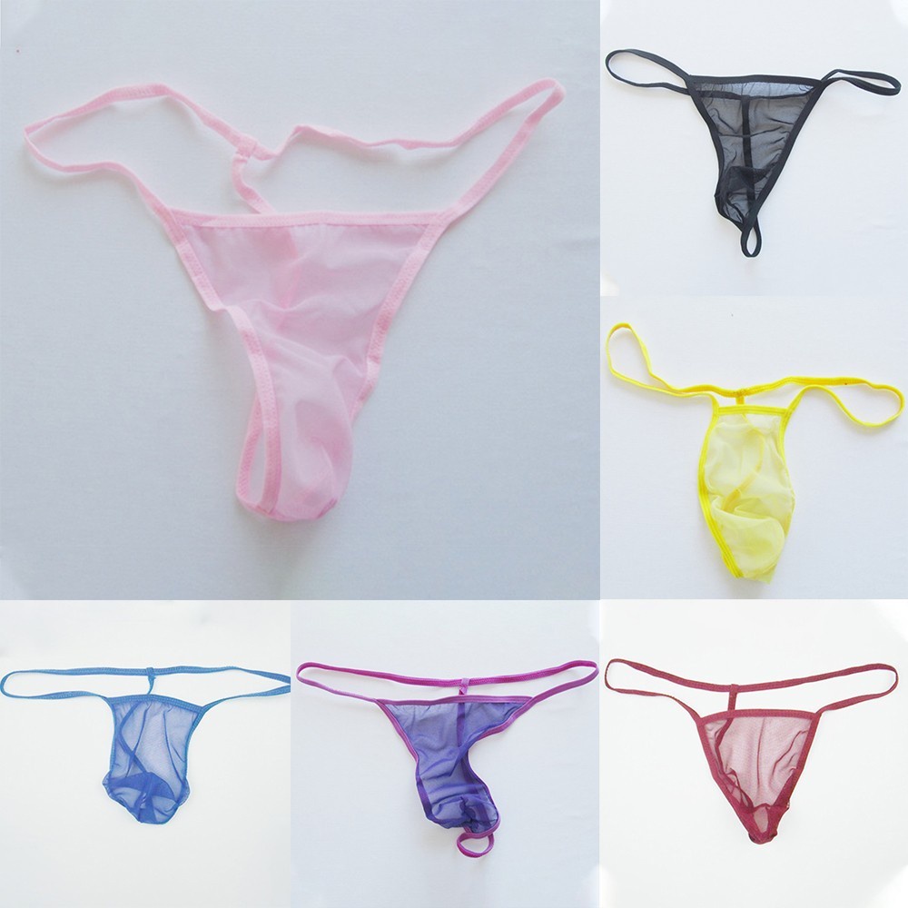 Quần lót nam lọt khe mini dạng lưới siêu nhỏ xuyên thấu gợi cảm