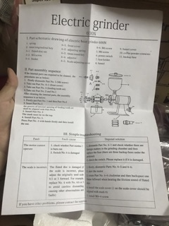MÁY XAY CÀ PHÊ MINI 600N