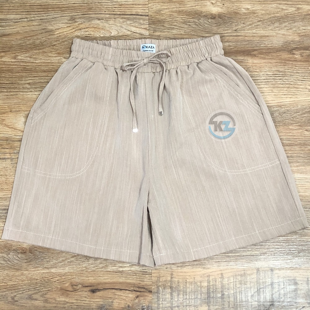 Quần short nữ đẹp, quần đùi nữ vải đũi hàn cao cấp không phai màu, không nhàu, nhẹ nhàng, mát mẻ | BigBuy360 - bigbuy360.vn