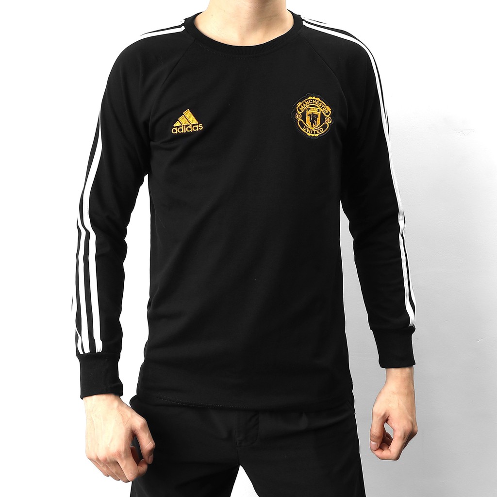 [SW169] Áo Sweater Das M.U XK Sọc Trắng Logo Vàng | BigBuy360 - bigbuy360.vn