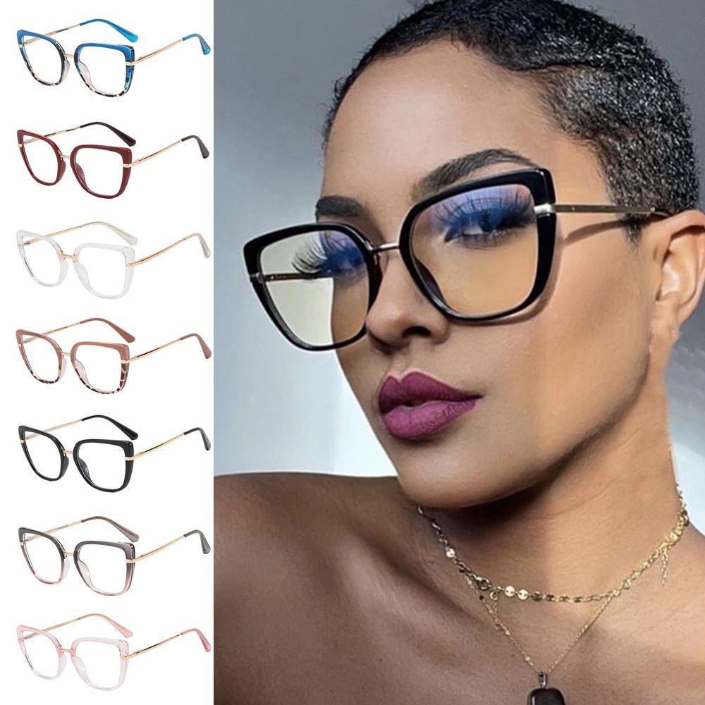 MAG Kính Đọc Sách Gọng Mắt Mèo Chống Ánh Sáng Xanh Siêu Nhẹ Cho Nữ